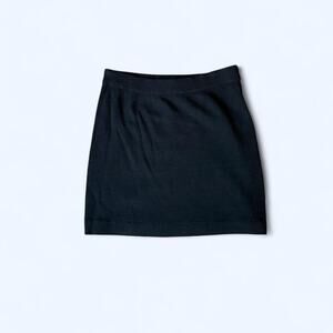 Vintage Late 80s-Early 90s Andrea Jovine 100% Wool Mini Skirt